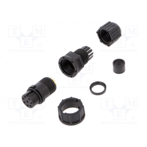 LTWBD-08BFFA-LL7001; Plug; Connector: circular; size B; female; PIN: 8; w/o contacts; AMPHENOL
