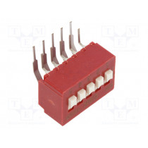 BD05AV; Switch: DIP-SWITCH; Poles number: 5; 0.1A/50VDC; Pos: 2; -40÷85°C; C&K