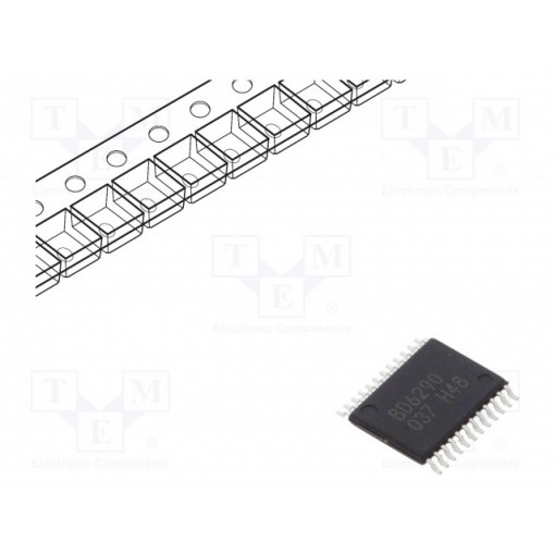 BD6290EFV-E2; IC: driver; stepper motor controller; 0.8A; Channels: 2; VSSOP24; ROHM SEMICONDUCTOR