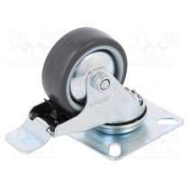 BDPE 0501 1001; Transport wheel; Ø: 50mm; W: 20mm; H: 68mm; torsional with lock; COLSON