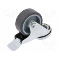 BDPE 0505 1001; Transport wheel; Ø: 50mm; W: 20mm; H: 68mm; torsional with lock; COLSON
