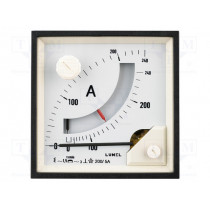 BE271NF4170000; Meter: mounting; on panel; analogue; I AC: 0÷150A; 72x72x64mm; 260g; LUMEL BE271NF4170000; Meter: mounting; on panel; analogue; I AC: 0÷150A; 72x72x64mm; 260g; LUMEL