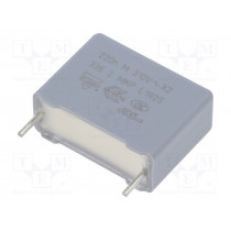 BFC233620224; Capacitor: polypropylene; 220nF; 630VDC; 15mm; ±20%; Mounting: THT; VISHAY
