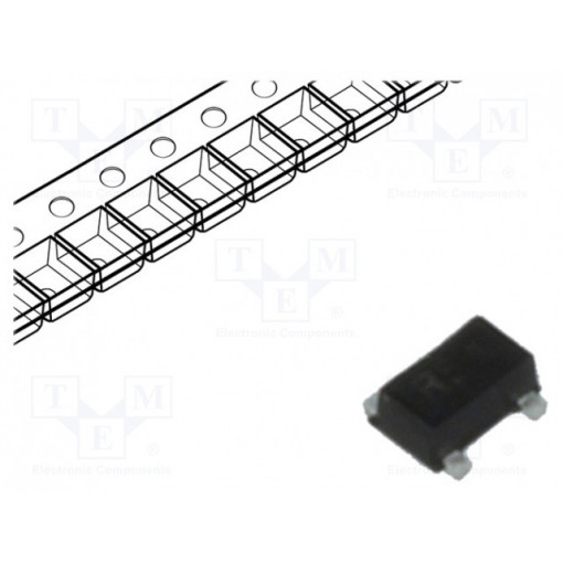 BFR360FH6327XTSA1; Transistor: NPN; bipolar; RF; 6V; 35mA; 0.21W; TSFP-3; INFINEON TECHNOLOGIES