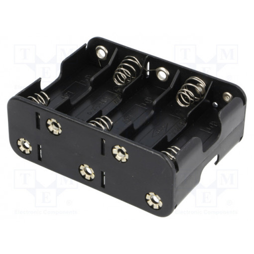 BH-3103B; Holder; Leads: 6F22 type; Size: AA,R6; Batt.no: 10; Colour: black; COMF BH-3103B; Holder; Leads: 6F22 type; Size: AA,R6; Batt.no: 10; Colour: black; COMF