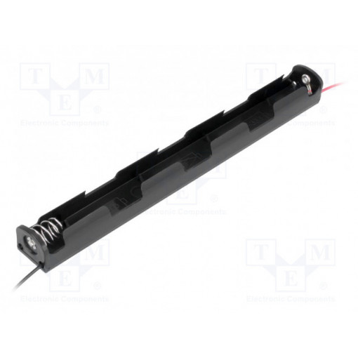 BH-333A; Holder; Leads: cables; Size: AA,R6; Batt.no: 3; Colour: black; 150mm; COMF