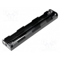 BH-362B; Holder; Leads: 6F22 type; Size: AA,R6; Batt.no: 6; Colour: black; COMF