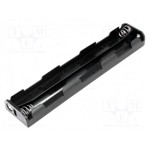 BH-362B; Holder; Leads: 6F22 type; Size: AA,R6; Batt.no: 6; Colour: black; COMF