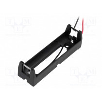 BHC-18650-1A; Holder; Leads: cables; Size: MR18650; Batt.no: 1; Colour: black; COMF BHC-18650-1A; Holder; Leads: cables; Size: MR18650; Batt.no: 1; Colour: black; COMF