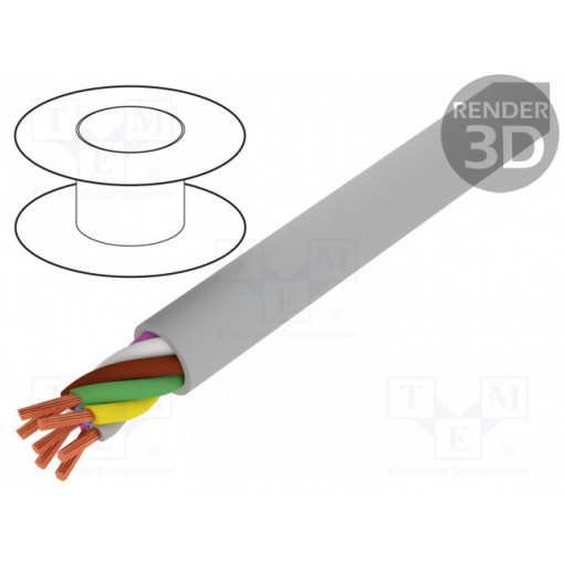 S30110; Wire; BiT LiYY; 7x0,75mm2; unshielded; 300/300V; PVC; Cu; stranded; BITNER