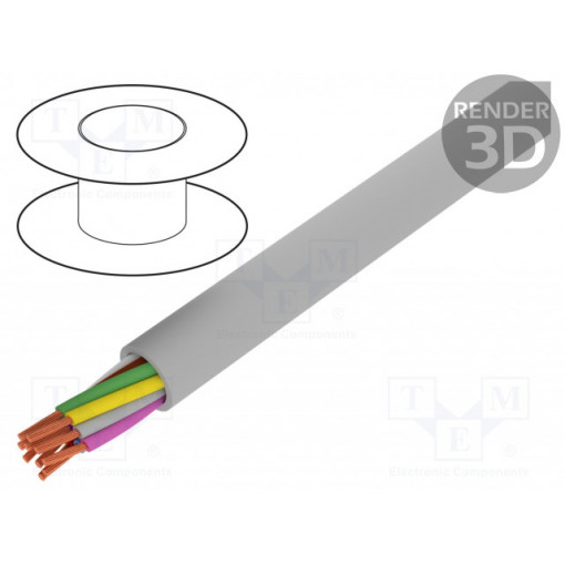 S30112; Wire; BiT LiYY; 10x0,75mm2; unshielded; 300/300V; PVC; Cu; stranded; BITNER