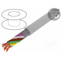 S30620; Wire; BiT LiYCY; 7x0,75mm2; tinned copper braid; PVC; grey; BITNER