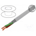 S32893; Wire; BiT LiHCH; 3x0,75mm2; tinned copper braid; LSZH; grey; BITNER