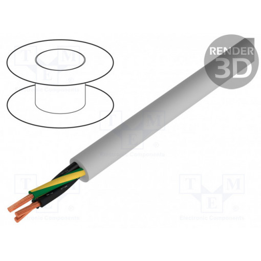 S54401; Wire; BiT 500; 3G0,5mm2; unshielded; 300/500V; PVC; Cu; stranded; BITNER