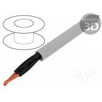 S54425; Wire; BiT 500; 2x0,75mm2; unshielded; 300/500V; PVC; Cu; stranded; BITNER