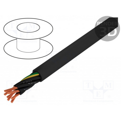 S66213; Wire; BiT 1000 FR; 7G1mm2; unshielded; 0.6/1kV; PVC; Cu; stranded; BITNER