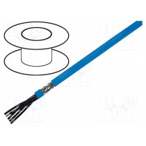 SI0186; Wire; IB-BIT 500 CY; 3x1mm2; tinned copper braid; PVC; blue; BITNER