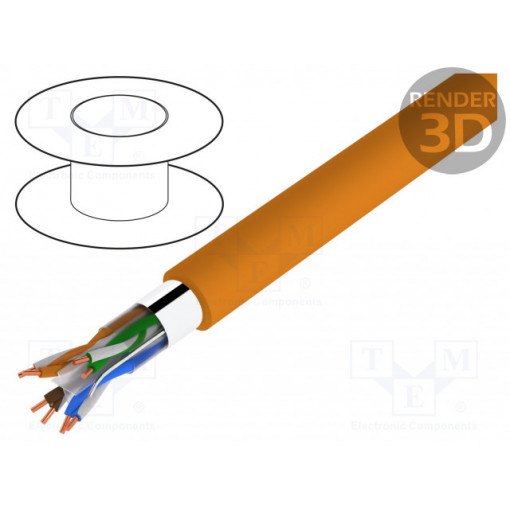 TI0050; Wire; BiTLAN F/UTP; 6; data transmission; solid; Cu; 4x2x23AWG; BITNER
