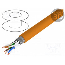 TI0089; Wire; BiTLAN S/FTP; data transmission; 7a; solid; Cu; 4x2x22AWG; BITNER