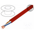 TN0001; Wire; YnTKSY; 1x2x0,8mm2; unshielded; 150V; PVC; Cu; solid; red; BITNER TN0001; Wire; YnTKSY; 1x2x0,8mm2; unshielded; 150V; PVC; Cu; solid; red; BITNER