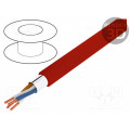 TN0103; Wire; YnTKSYekw; 3x2x0,8mm2; aluminium foil; PVC; red; 150V; BITNER TN0103; Wire; YnTKSYekw; 3x2x0,8mm2; aluminium foil; PVC; red; 150V; BITNER