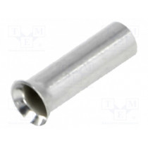 BM 01504; Bootlace ferrule; non-insulated; copper; 1.5mm2; 7mm; tinned; BM GROUP