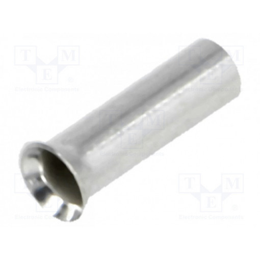 BM 01504; Bootlace ferrule; non-insulated; copper; 1.5mm2; 7mm; tinned; BM GROUP