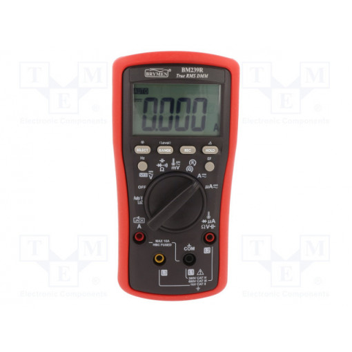 BM239R; Digital multimeter; LCD (6000); VDC: 60m/600m/6/60/600/1000V; BRYMEN