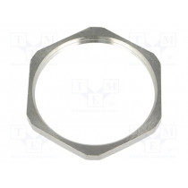 2703; Nut; PG36; brass; nickel; 51mm; Thread: PG; BM GROUP