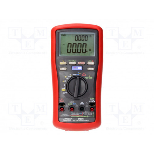 BM878; Meter: insulation resistance; LCD x2,bargraph; I AC: 60mA/600mA; BRYMEN