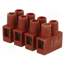 BM 92FS4; Terminal block; screw terminal; 2.5mm2; 250V; ways: 4; terminals: 8; BM GROUP BM 92FS4; Terminal block; screw terminal; 2.5mm2; 250V; ways: 4; terminals: 8; BM GROUP
