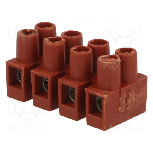 BM 92FS4; Terminal block; screw terminal; 2.5mm2; 250V; ways: 4; terminals: 8; BM GROUP BM 92FS4; Terminal block; screw terminal; 2.5mm2; 250V; ways: 4; terminals: 8; BM GROUP