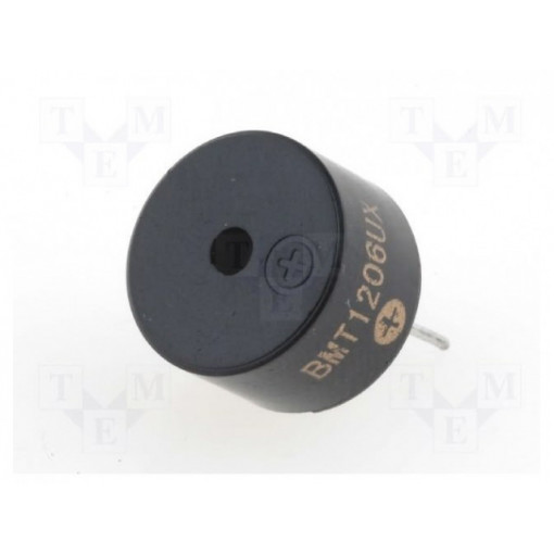 BMT-1206UX; Sound transducer: elektromagnetic alarm; THT; 30mA; -20÷70°C; BESTAR BMT-1206UX; Sound transducer: elektromagnetic alarm; THT; 30mA; -20÷70°C; BESTAR