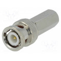 ; Plug; BNC; male; straight; 5.8mm; twist-on; for cable; 