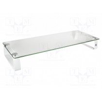 BP0027; Monitor stand; 20kg; Mat: metal,steel,glass; Dim: 560x210x80mm; LOGILINK BP0027; Monitor stand; 20kg; Mat: metal,steel,glass; Dim: 560x210x80mm; LOGILINK
