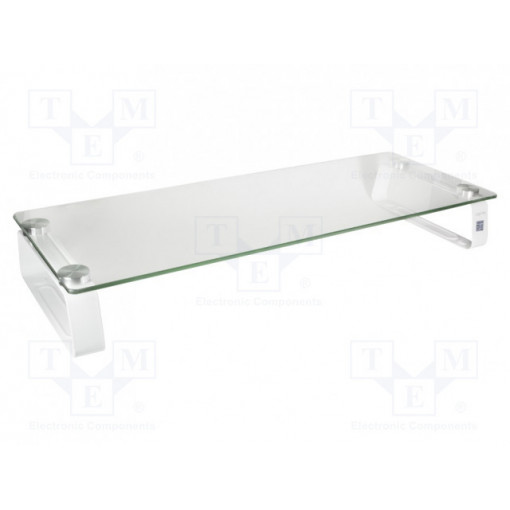 BP0027; Monitor stand; 20kg; Mat: metal,steel,glass; Dim: 560x210x80mm; LOGILINK BP0027; Monitor stand; 20kg; Mat: metal,steel,glass; Dim: 560x210x80mm; LOGILINK