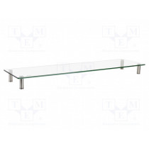 BP0060; Monitor stand; 20kg; Mat: metal,steel,glass; Dim: 1000x260x93mm; LOGILINK BP0060; Monitor stand; 20kg; Mat: metal,steel,glass; Dim: 1000x260x93mm; LOGILINK