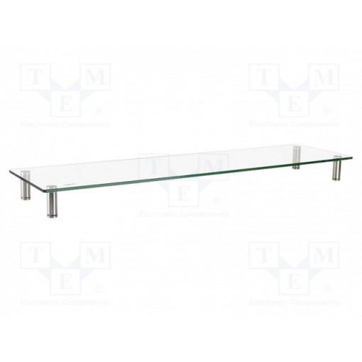 BP0060; Monitor stand; 20kg; Mat: metal,steel,glass; Dim: 1000x260x93mm; LOGILINK BP0060; Monitor stand; 20kg; Mat: metal,steel,glass; Dim: 1000x260x93mm; LOGILINK
