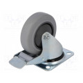 BPPF 1001 5100; Transport wheel; Ø: 100mm; W: 32mm; H: 128mm; torsional with lock; COLSON