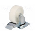 BPPP 1001 1100; Transport wheel; Ø: 100mm; W: 35mm; H: 128mm; torsional with lock; COLSON
