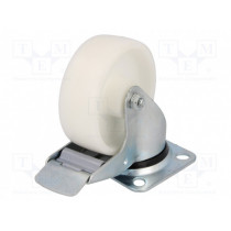 BPPP 1001 1100; Transport wheel; Ø: 100mm; W: 35mm; H: 128mm; torsional with lock; COLSON