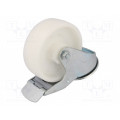BPPP 1005 1000; Transport wheel; Ø: 100mm; W: 35mm; H: 128mm; torsional with lock; COLSON BPPP 1005 1000; Transport wheel; Ø: 100mm; W: 35mm; H: 128mm; torsional with lock; COLSON