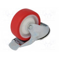 BPPU 1005 5000; Transport wheel; Ø: 100mm; W: 30mm; H: 128mm; torsional with lock; COLSON BPPU 1005 5000; Transport wheel; Ø: 100mm; W: 30mm; H: 128mm; torsional with lock; COLSON