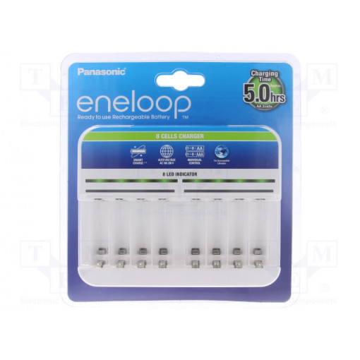 BQ-CC63; Charger: microprocessor-based; Ni-MH; Size: AA,AAA,R03,R6; PANASONIC BQ-CC63; Charger: microprocessor-based; Ni-MH; Size: AA,AAA,R03,R6; PANASONIC