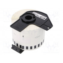 DK-22205; Label; Width: 62mm; Colour: white; Character colour: black; glued; BROTHER