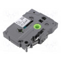 TZE-111; Tape; Width: 6mm; Colour: transparent; Character colour: black; BROTHER