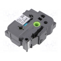 TZE-151; Tape; Width: 24mm; Colour: transparent; Character colour: black; BROTHER