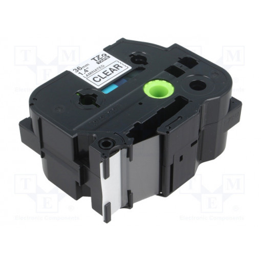 TZE-161; Tape; Width: 36mm; Colour: transparent; Character colour: black; BROTHER