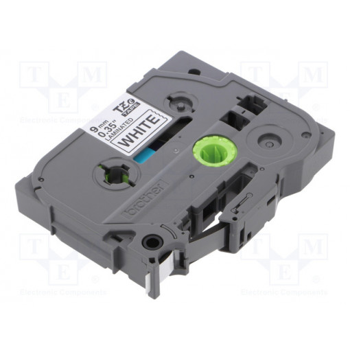 TZE-221; Tape; Width: 9mm; Colour: white; Character colour: black; L: 8m; BROTHER