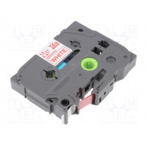 TZE-232; Tape; Width: 12mm; Colour: white; Character colour: red; L: 8m; BROTHER